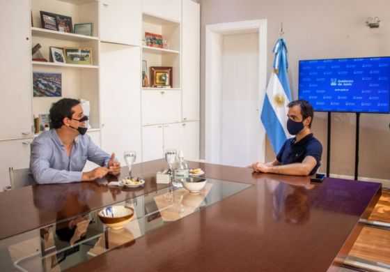  Abad aprovechó su paso por la región y se reunió con Petrecca 
