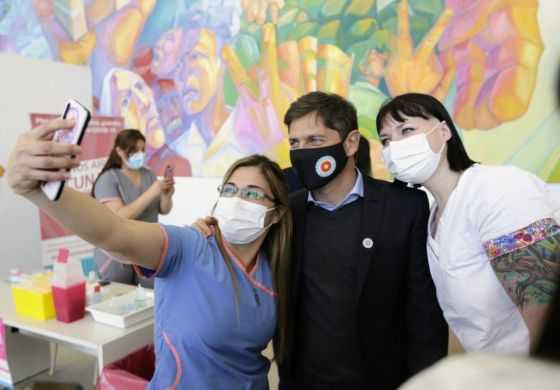 Kicillof anunció la segunda dosis libre para adultos mayores