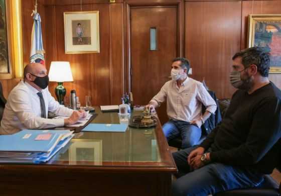 Juanci Martínez se reunió en Buenos Aires con Guerrera y otros funcionarios nacionales 