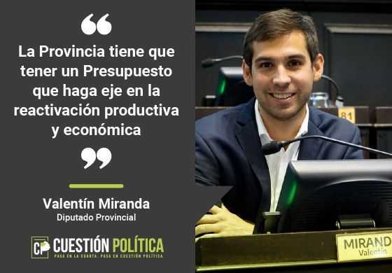 &ldquo;La Provincia tiene que tener un Presupuesto que haga eje en la reactivación productiva y económica"