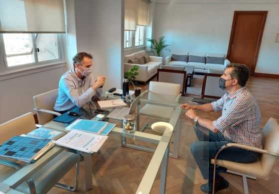Juanci Martínez se reunió con Katopodis y pidió por la repavimentación de la Ruta 33 