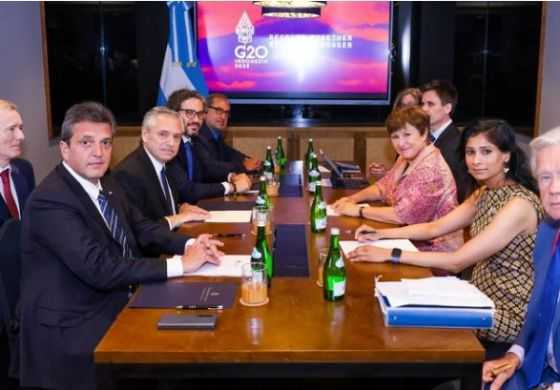 Alberto y Massa se reunieron con Georgieva