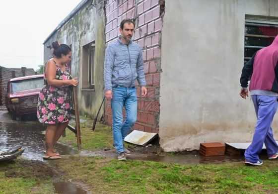  Comité de crisis activo: Por las lluvias, más de 30 familias fueron asistidas