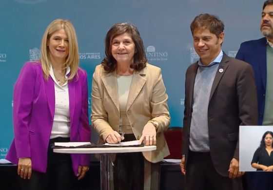 Con ausencia del PRO, los intendentes de la Cuarta pusieron la firma ante Kicillof y se llevaron fondos millonarios