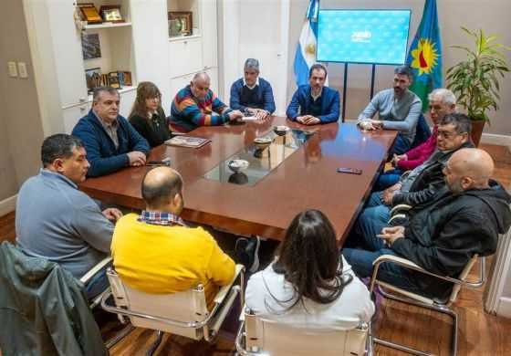  Con críticas a la situación económica y la parálisis de la obra pública, Petrecca se reunió con la CGT regional