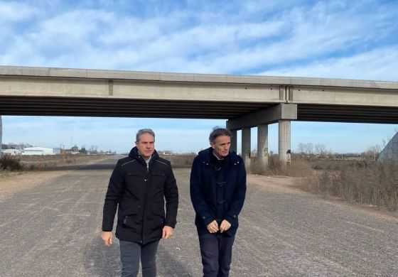 Ministro de Kicillof pasó por el distrito y reclamó junto a Golía por las obras que paralizó la Nación