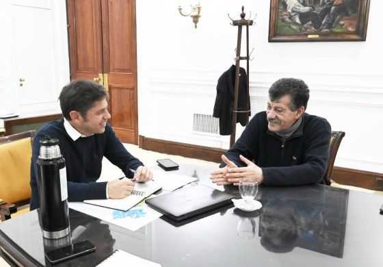  Sergio Barenghi viajó a La Plata y tuvo su cara a cara con Axel Kicillof
