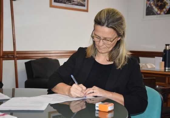  Gentile busca auxilio en la Provincia para abordar una obra energética