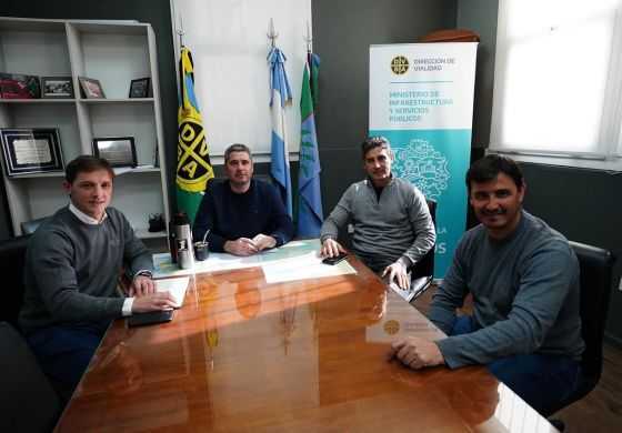 Bernardo Baccello acudió a Vialidad para pedir por las obras de las rutas 68 y 50