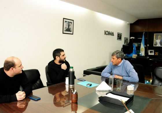  Pugnaloni selló un acuerdo con el IOMA y el Municipio recibirá recuperos de costo del Hospital