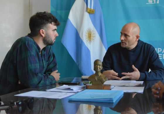  Con el foco en los comedores escolares, Lago recibió al director provincial del SAE
