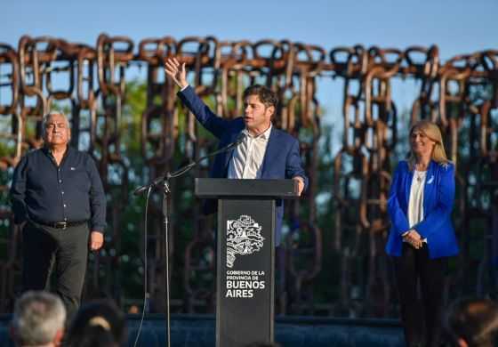 La Cuarta dijo presente en el acto que encabezó Kicillof por el Día de la Soberanía