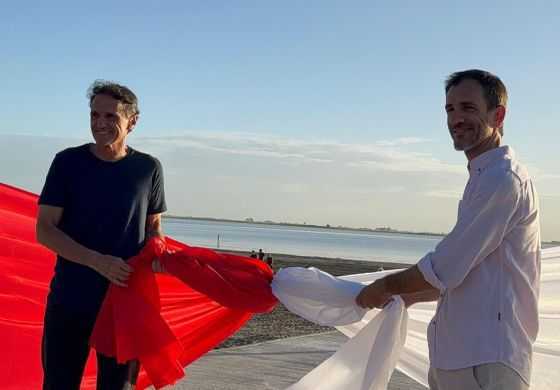  Con la presencia de un ministro de Kicillof, Petrecca inauguró el nuevo espigón