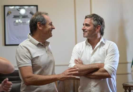 Dos intendentes conurbanos, de recorrida por la Cuarta con visita a peronistas y radicales