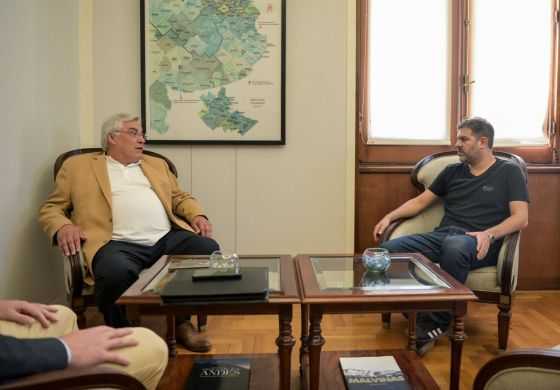 Alegre cargó las tintas contra su antecesor y fue a tender puentes con la Provincia