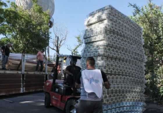Por el temporal, la Provincia inició la entrega de materiales: cuáles son los distritos de la Cuarta alcanzados