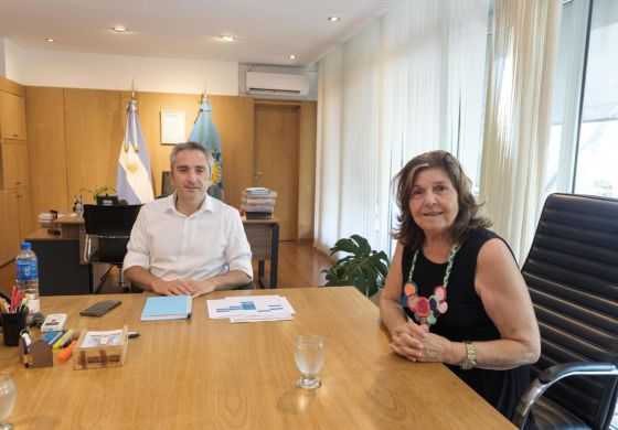 De gira por La Plata, Gianini se reunió con uno de los ministros-armadores de Kicillof