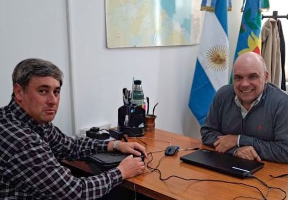 Pugnaloni anunció obras tras una gira por ministerios en La Plata