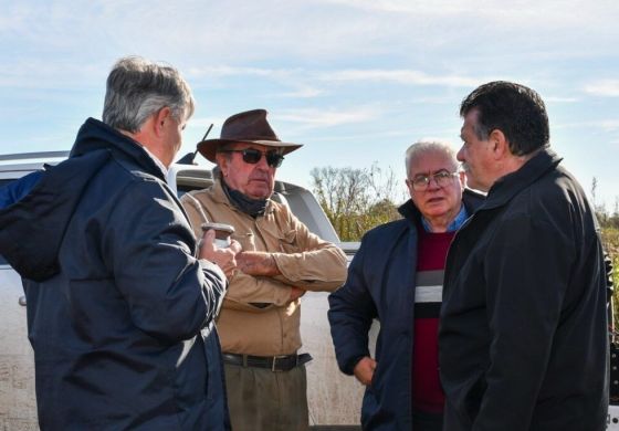 Barenghi metió primera y dio inicio a una obra esperada por los productores rurales