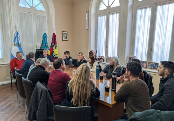 Golía recibió a concejales oficialistas en una reunión de trabajo: "Hay un plan de desarrollo"