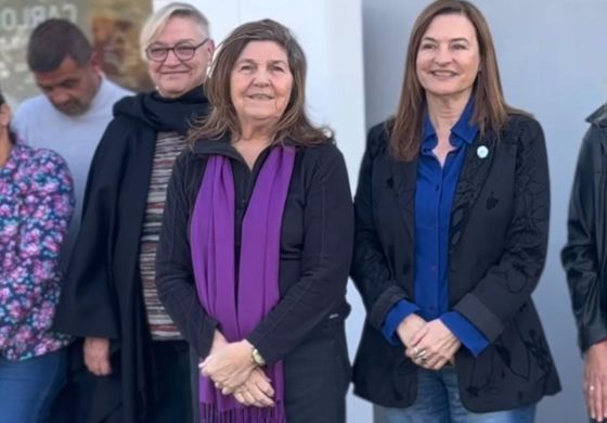 Entre gestión, género y debate político, Stadnik y Gianini compartieron agenda con Estela Díaz 