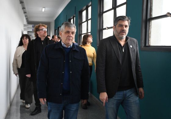 "Las políticas buenas hay que continuarlas", el mensaje de Britos junto a un ministro de Kicillof